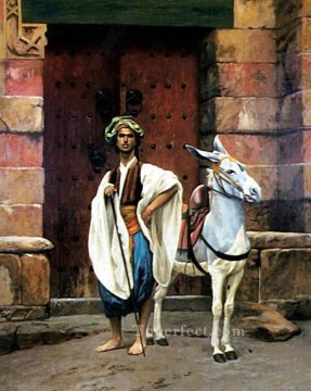 サイスと彼のロバのアラブ人ジャン・レオン・ジェローム Oil Paintings